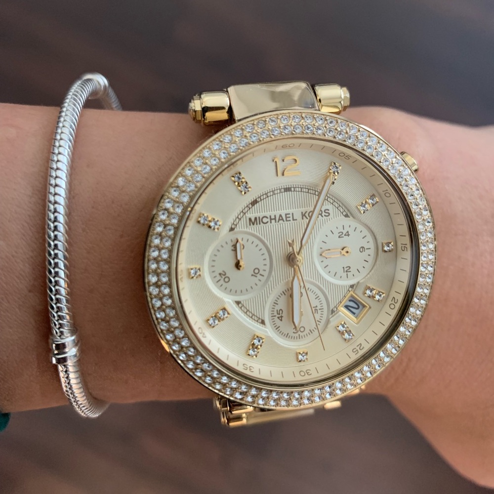 Micheal Kors gold watch